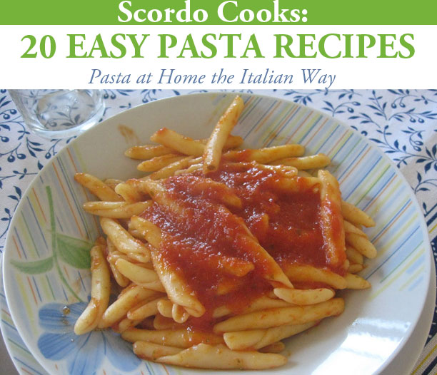 Cover to Scordo Cooks: 20 Easy Pasta Recipes