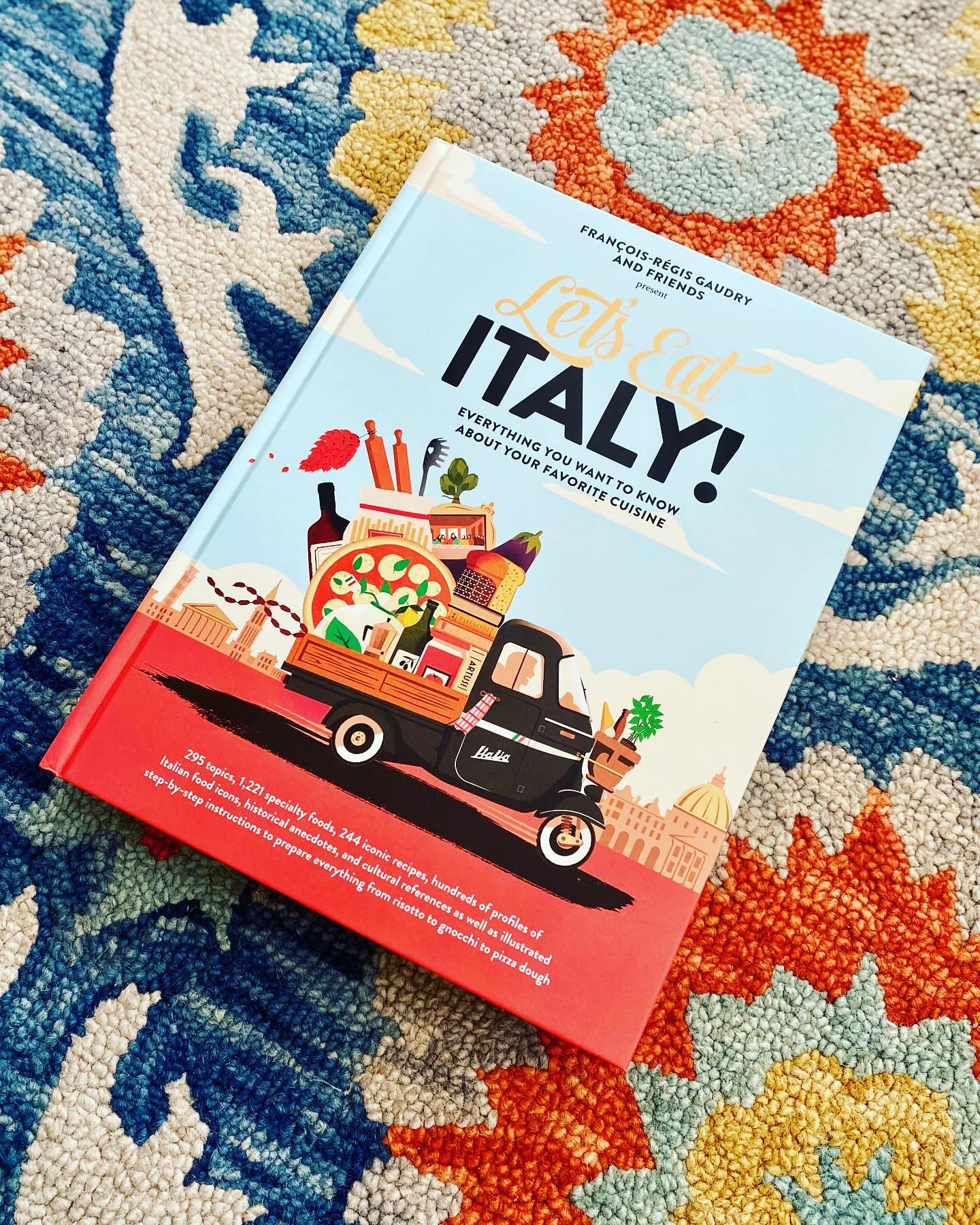 Just received a copy of the beautiful, informative, and extremely inspiring Let’s Eat Italy by @frgaudry and friends.  The book is an Italian food lover’s dream! @artisan_books