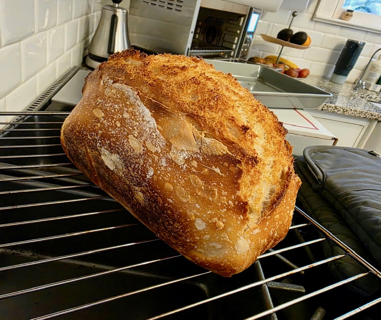 Sourdough bread made at home